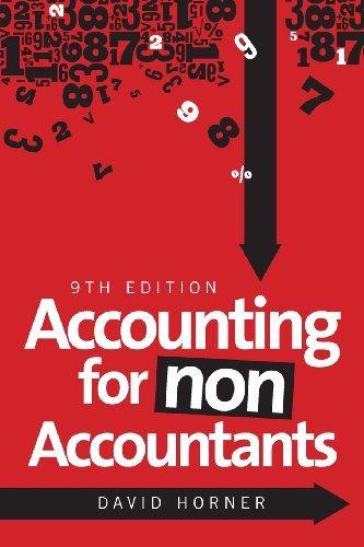 accounting for non accountants 9th edition david horner 0749465972, 9780749465971