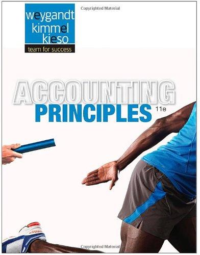 accounting principles 11th edition jerry weygandt, paul kimmel, donald kieso 111856667x, 978-1118566671