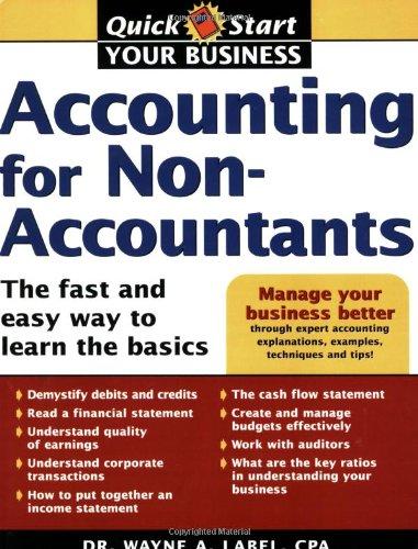 accounting for non accountants 1st edition wayne label 1402206577, 978-1402206573