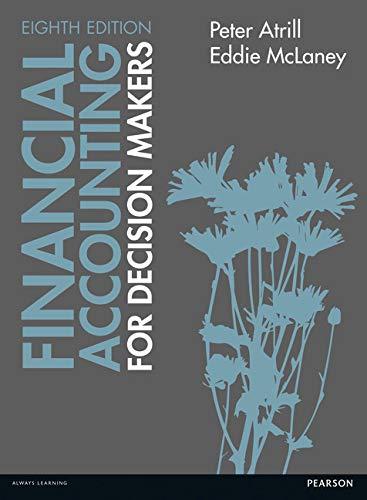 financial accounting for decision makers 8th edition peter atrill, eddie mclaney 1292099046, 978-1292099040