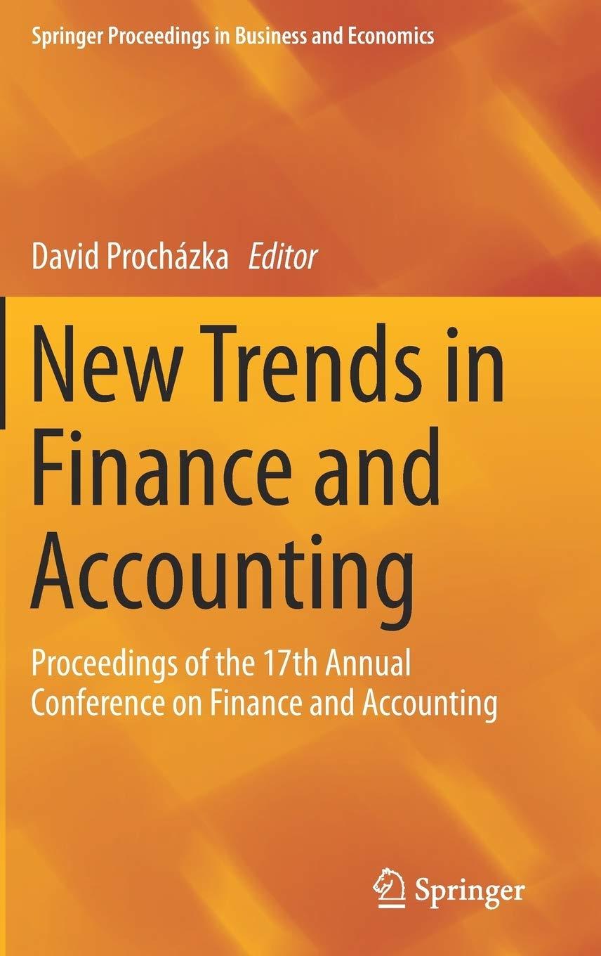 new trends in finance and accounting 1st edition david procházka 3319495585, 978-3319495583