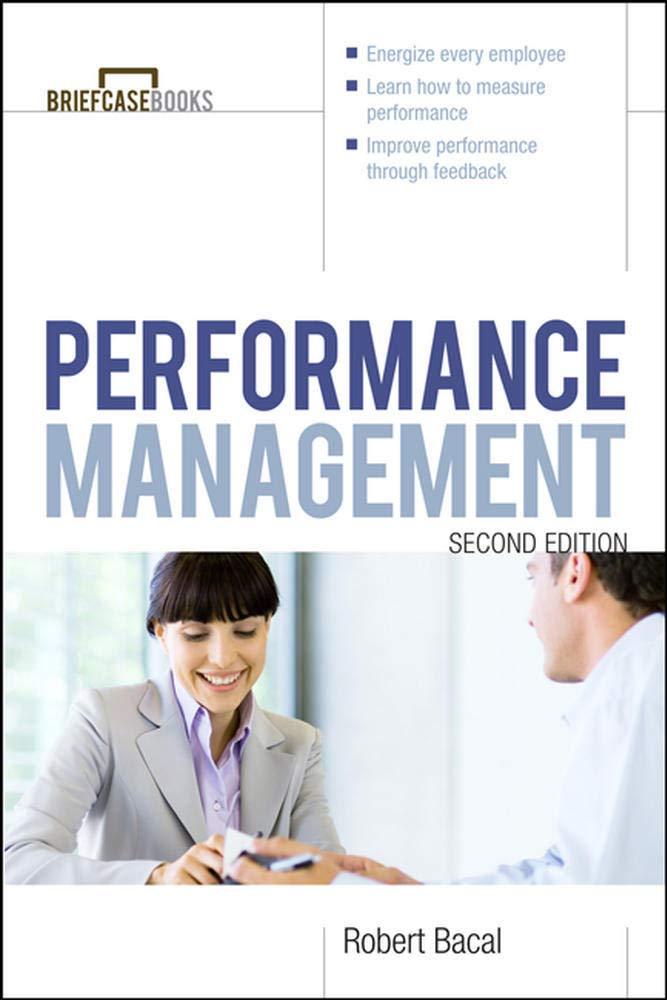 performance management 2nd edition robert bacal 0071772251, 978-0071772259
