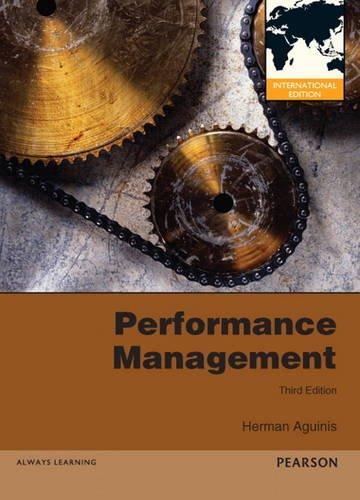 performance management 3rd international edition herman aguinis 0132974355, 978-0132974356