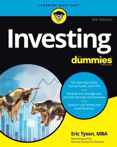 investing for dummies 9th edition eric tyson 1119716497, 978-1119716495