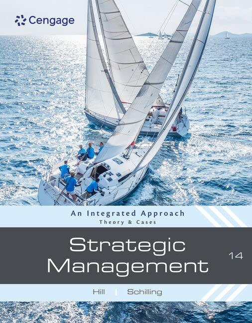 strategic management theory and cases an integrated approach 14th edition charles w. l. hill, melissa a.