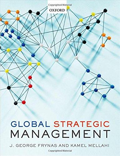global strategic management 3rd edition jedrzej george frynas, kamel mellahi 0198706596, 978-0198706595