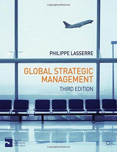 global strategic management 3rd edition philippe lasserre 0230293816, 9780230293816