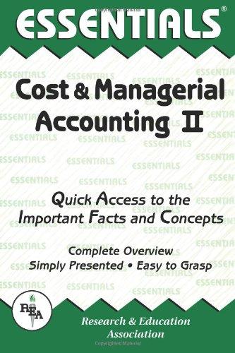 cost and managerial accounting ii essentials 1st edition william d. keller 0878916687, 978-0878916689