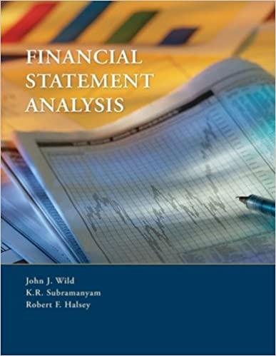 financial statement analysis 9th edition john j wild, k. r. subramanyam, robert f. halsey 0073100234,
