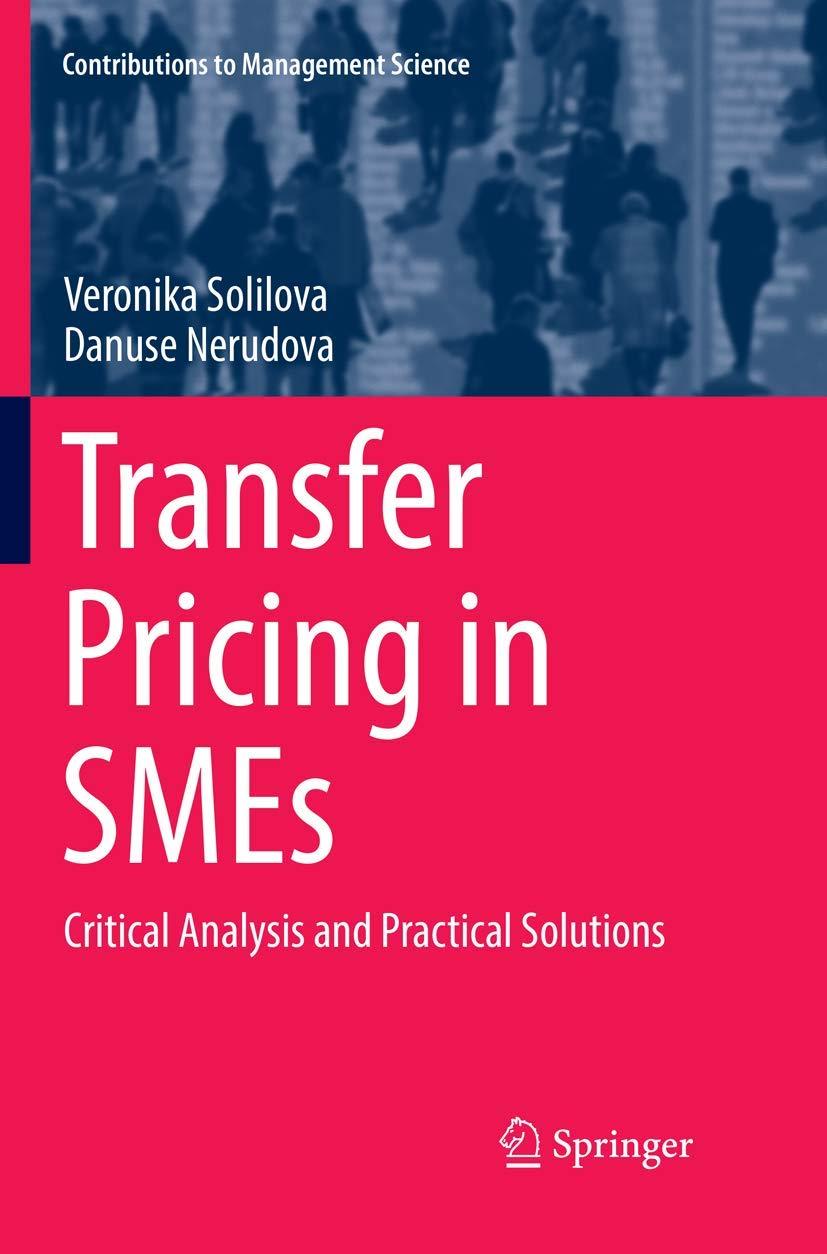 transfer pricing in smes 1st edition veronika solilova, danuse nerudova 3319887106, 978-3319887104