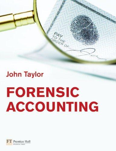 forensic accounting 1st edition dr john taylor 0273722964, 9780273722960