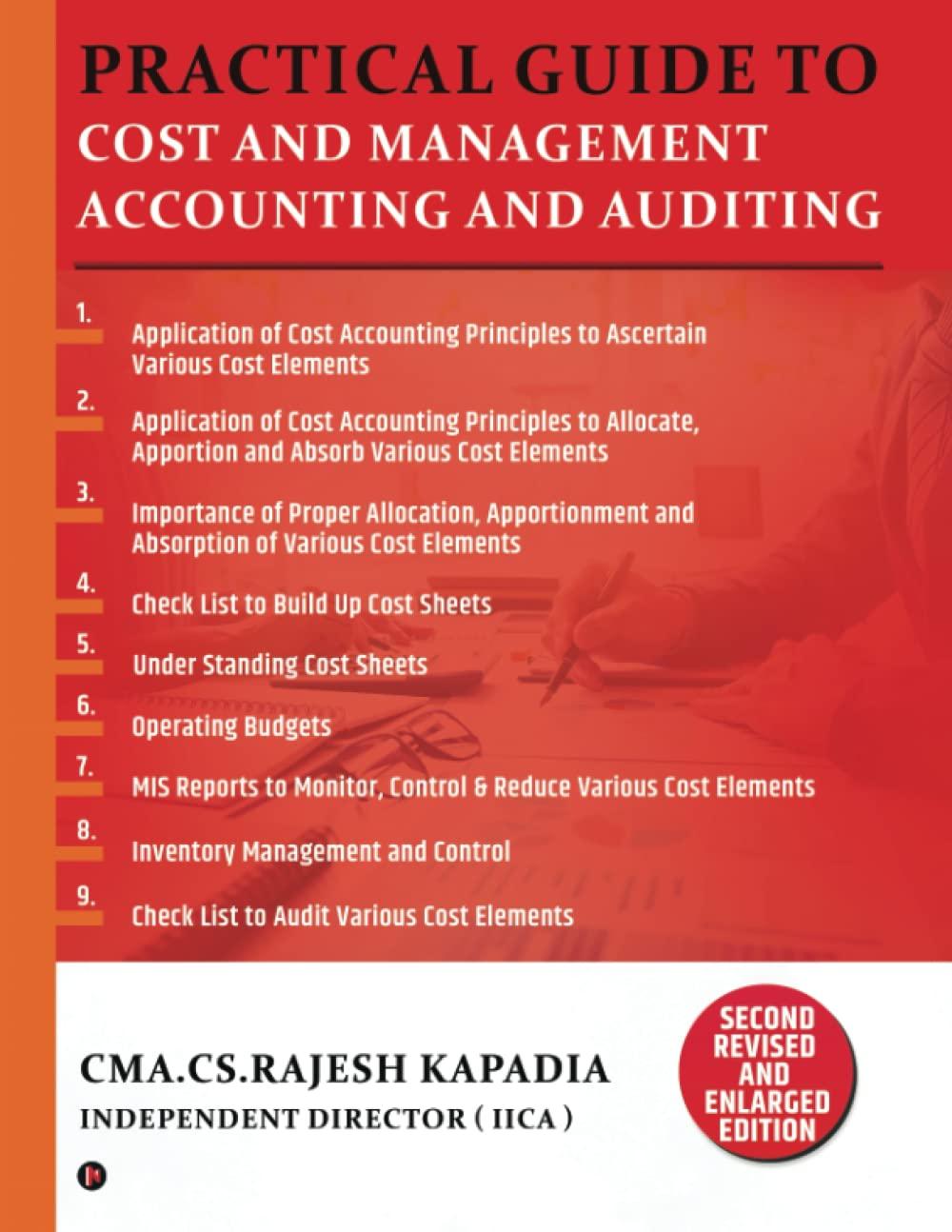 practical guide to cost and management accounting and auditing 1st edition rajesh kapadia 8888490570,
