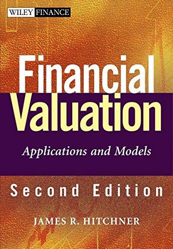 financial valuation applications and models 2nd edition james r. hitchner 0471761176, 978-0471761174