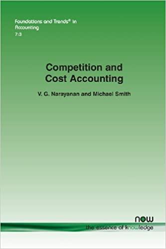 competition and cost accounting 1st edition v. g. narayanan, michael smith 1601986467, 978-1601986467