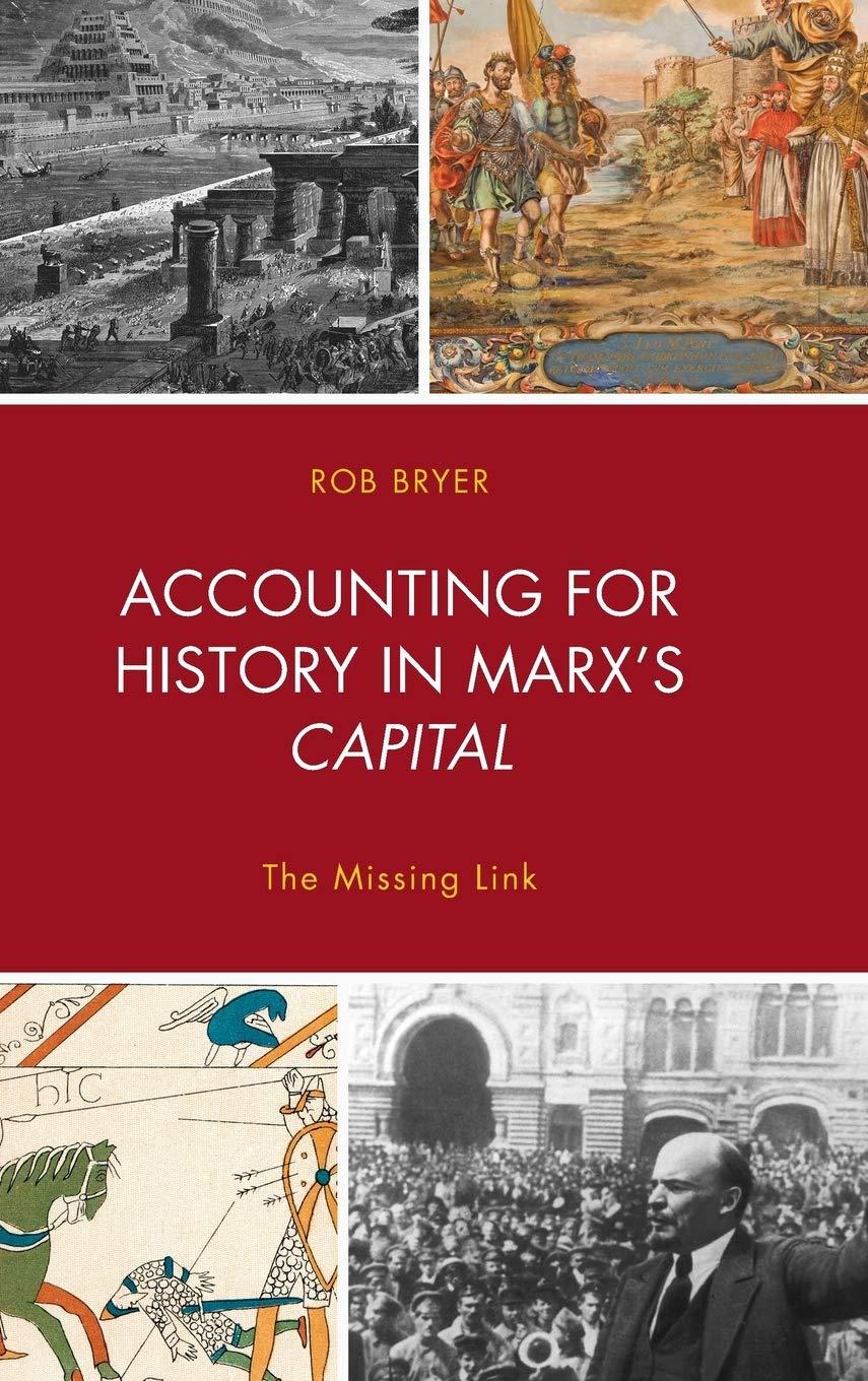 accounting for history in marxs capital 1st edition robert bryer 1498551637, 978-1498551632
