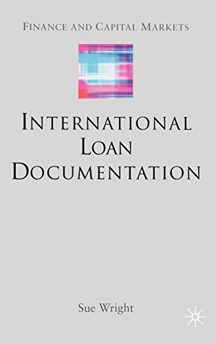 international loan documentation 1st edition sue wright 1349521582, 978-1349521586