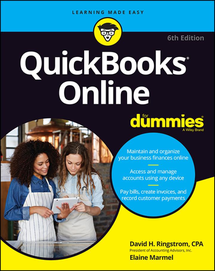 quickbooks online for dummies 6th edition david h. ringstrom, elaine marmel 1119679079, 9781119679073