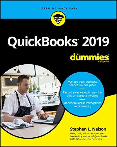 quickbooks 2019 for dummies 1st edition stephen l. nelson 1119520533, 978-1119520535