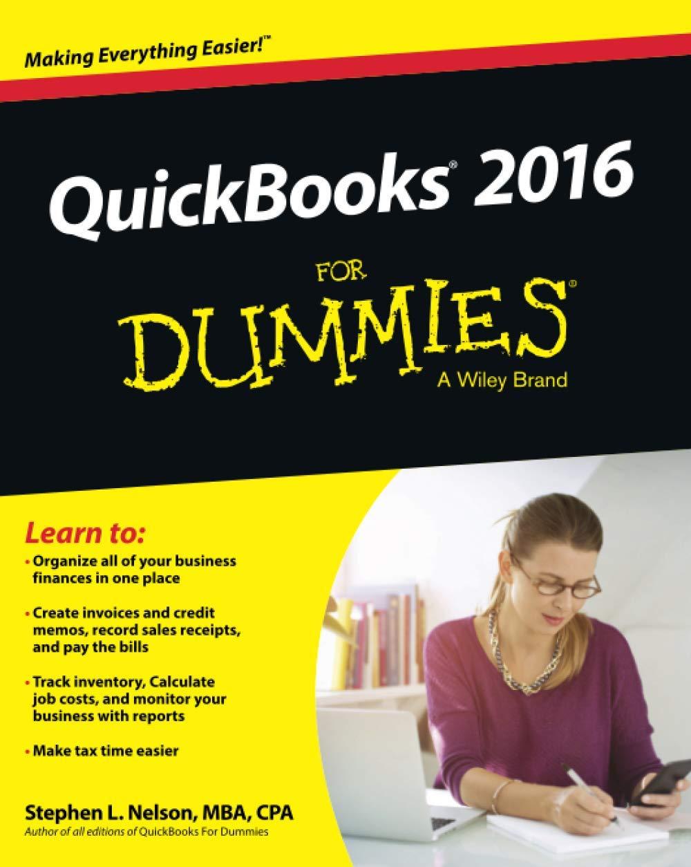 quickbooks 2016 for dummies 1st edition stephen l. nelson 111912610x, 9781119126102