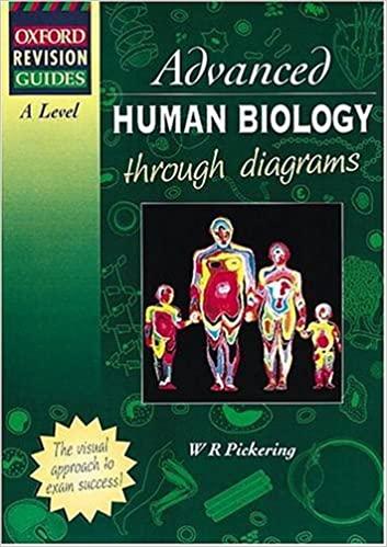 a-level advanced human biology through diagrams 1st edition w.r. pickering 0199141924, 978-0199141920