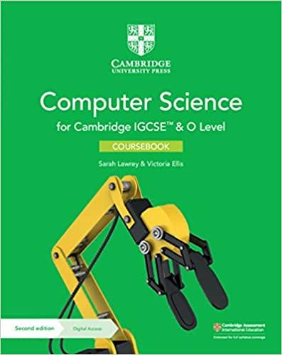 cambridge igcse and o level computer science coursebook 2nd edition sarah lawrey, victoria ellis 1108915140,