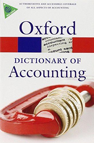 a dictionary of accounting 4th edition jonathan law, gary owen, gary law, nick tosches 0199563055,