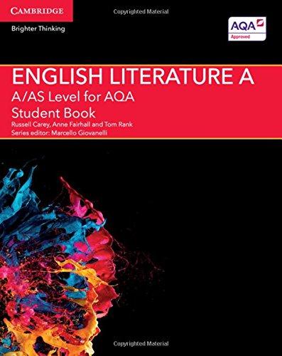 english literature a a/as level for aqa 1st edition russell carey, anne fairhall, tom rank, marcello