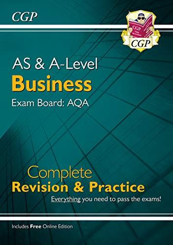 as and a level business aqa complete revision and practice 1st edition cgp books 1789082420, 978-1789082425