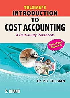 introduction to cost accounting 1st edition p. c. tulsian 8121936144, 978-8121936149