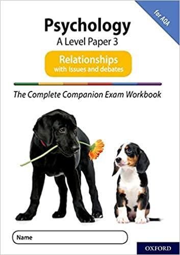 aqa psychology a level paper 3 exam workbook relationships 1st edition rob mcilveen, clare compton, mike
