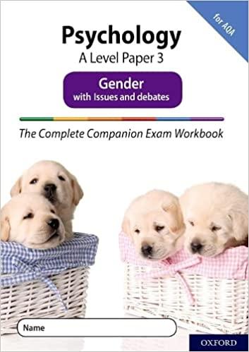 aqa psychology a level paper 3 exam workbook gender 1st edition rob mcilveen, clare compton, mike cardwell