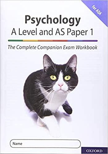 aqa psychology a level year 1 and as paper 1 exam workbook 1st edition rob mcilveen, clare compton, mike