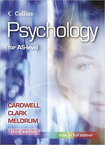psychology for as level 3rd edition mike cardwell, liz clark, claire meldrum 0007153635, 978-0007153633