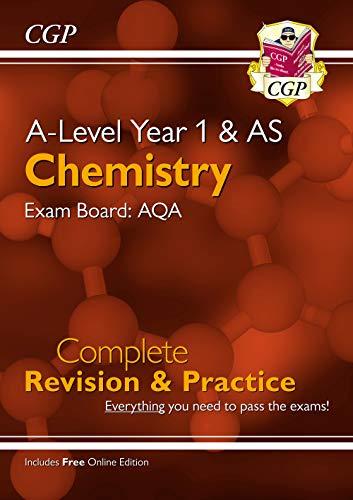 a level chemistry aqa year 1 and as complete revision and practice 1st edition cgp books 1789080274,