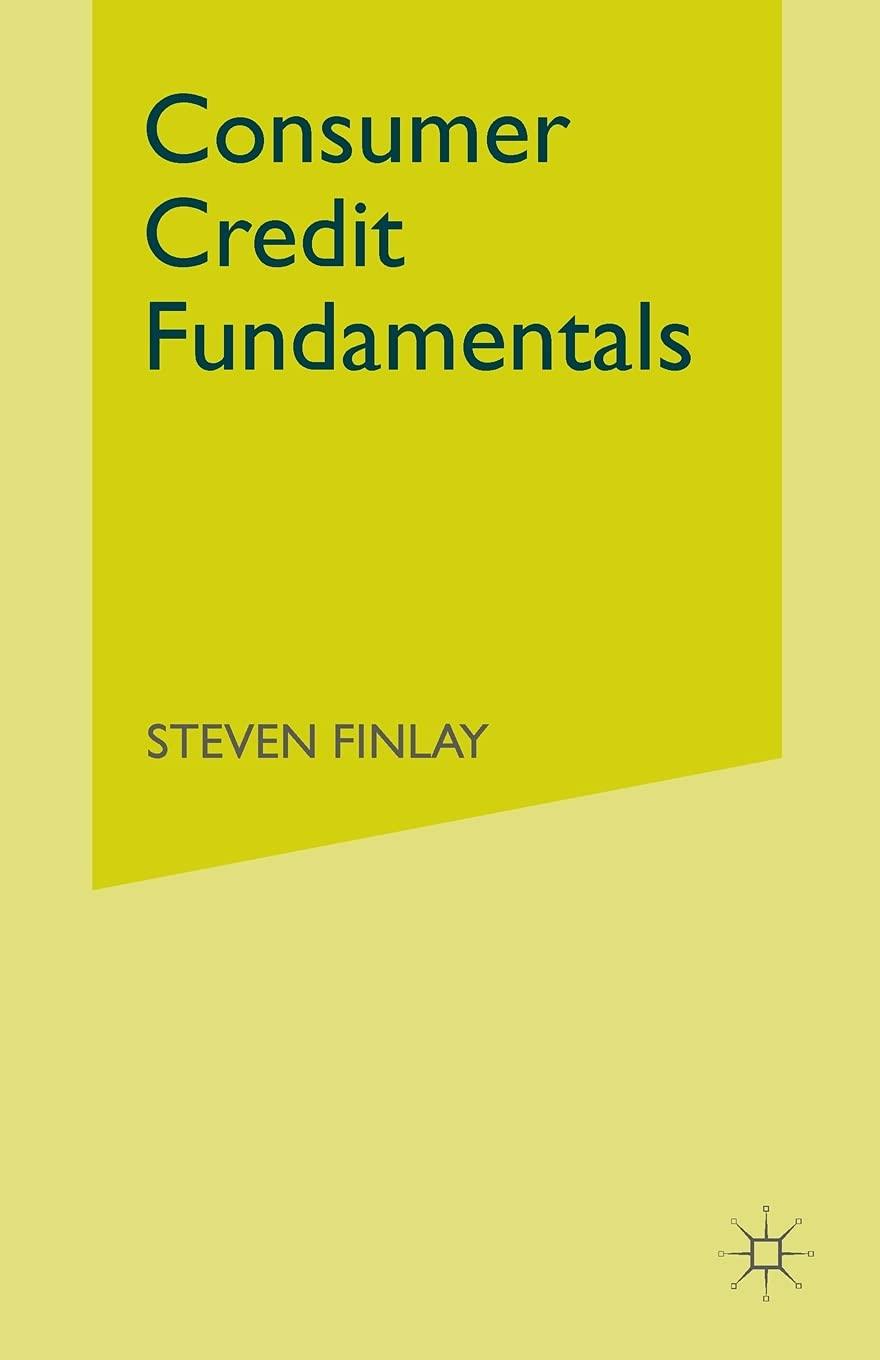 consumer credit fundamentals 1st edition s. finlay 1349520152, 978-1349520152