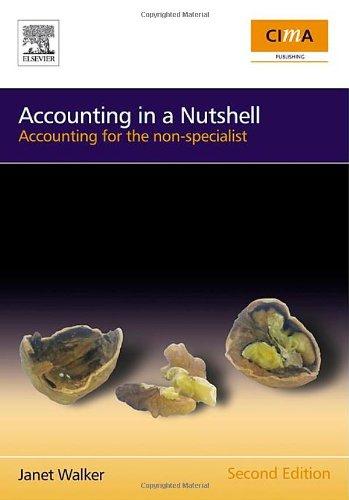 accounting in a nutshell 2nd edition janet walker 0750664010, 9780750664011