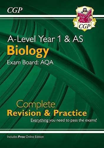 a level biology aqa year 1 and as complete revision and practice 1st edition cgp books 178908024x,