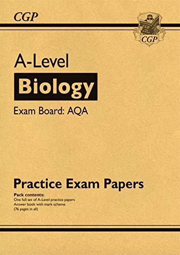 a level biology aqa practice papers 1st edition cgp books 1789084636, 978-1789084634