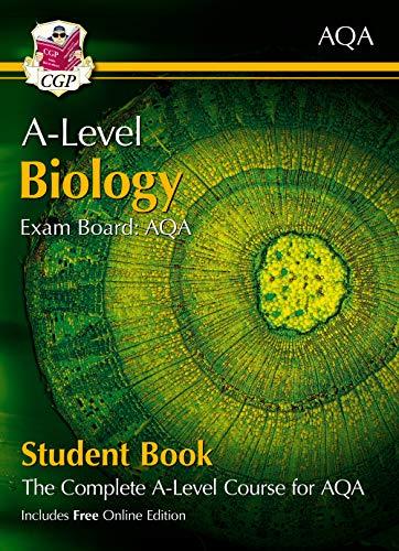 a level biology for aqa year 1 and 2 student book 1st edition cgp books 1782943145, 978-1782943143