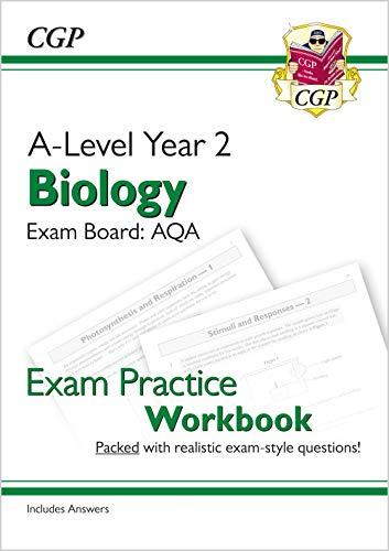 a level biology aqa year 2 exam practice workbook 1st edition cgp books 1782949097, 978-1782949091