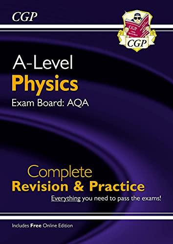 a level physics aqa year 1 and 2 complete revision and practice 1st edition cgp books 1789080320,