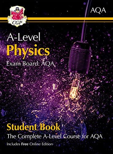 a level physics for aqa year 1 and 2 student book 1st edition cgp books 1789080487, 978-1789080483