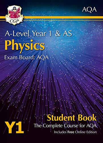a level physics for aqa year 1 and as student book 1st edition cgp books 1782943234, 978-1782943235