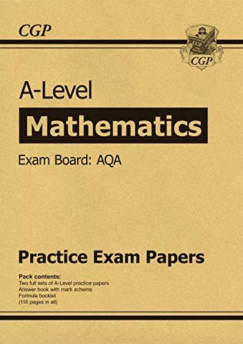 a level maths aqa practice papers 1st edition cgp books 1789080649, 978-1789080643