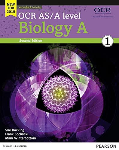 ocr as/a level biology a student book 2nd edition sue hocking, frank sochacki, mark winterbottom 144799079x,