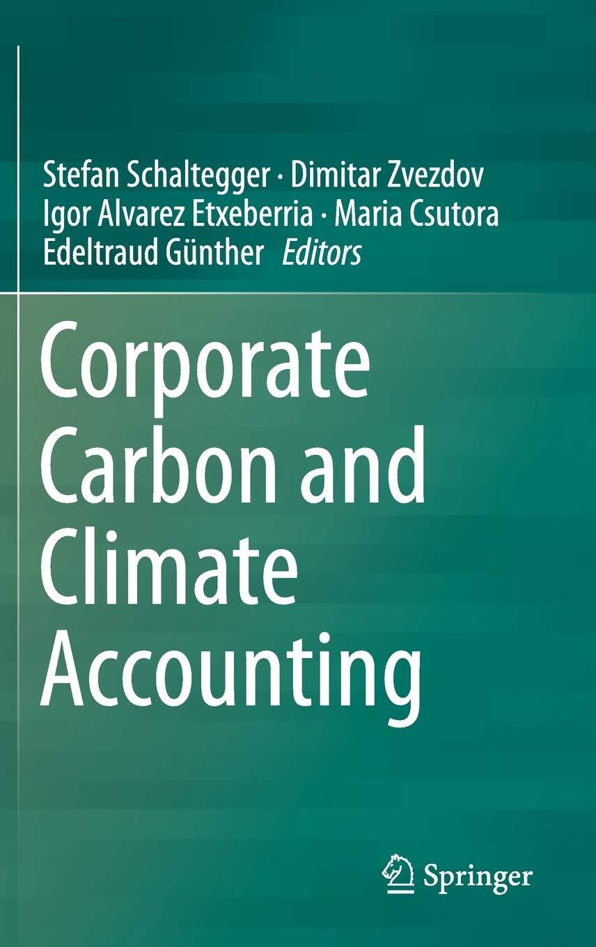 corporate carbon and climate accounting 1st edition stefan schaltegger, dimitar zvezdov, igor alvarez