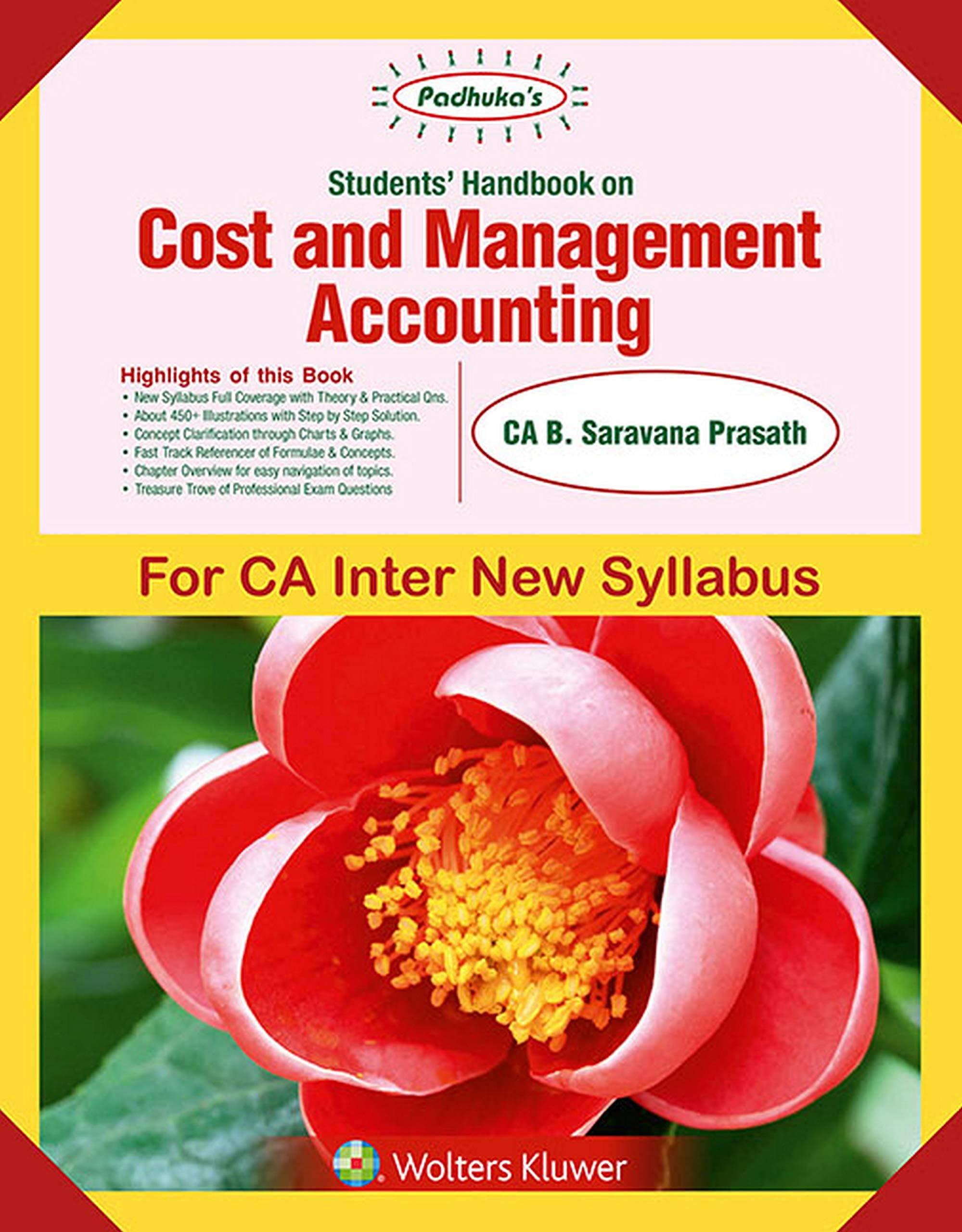 padhukas students handbook on cost and management accounting 1st edition saravana prasath 9388313518,