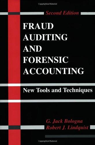 fraud auditing and forensic accounting 2nd edition g. jack bologna, robert j. lindquist 0471106461,