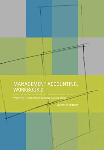 management accounting workbook 2 3rd edition werner seebacher 3752985216, 9783752985214