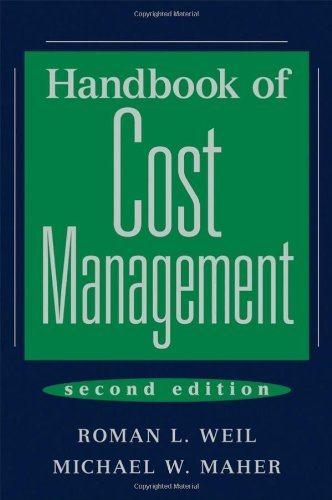 handbook of cost management 2nd edition roman l. weil, michael w. maher 0471678147, 9780471678144